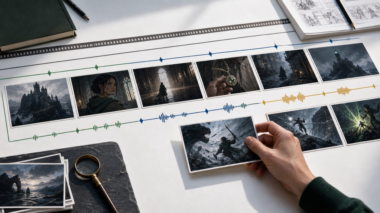 How many shots does a novel-to-motion-comic adaptation need?